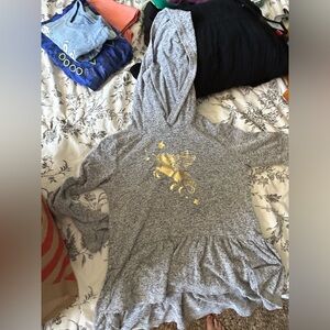 5T hooded unicorn long sleeve shirt